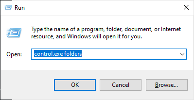 Opțiuni folder Executare