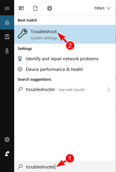 отстраняване на проблеми с Windows 10