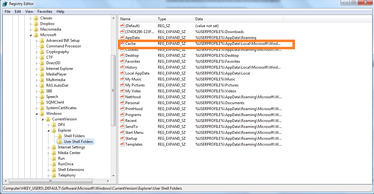 User shell. HKEY_current_user\software\Microsoft\Windows\CURRENTVERSION\Explorer\user Shell folders. User APPDATA roaming Microsoft Windows. Что такое папка оболочки пользователя. Расположение roaming.