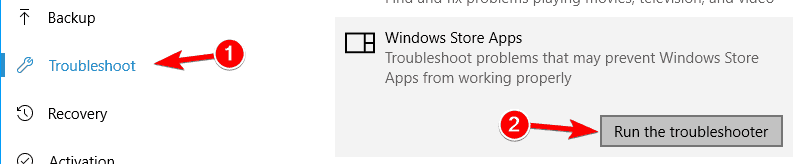 solucionar problemas de abertura e fechamento da Windows Store