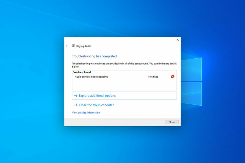 Kaip pataisyti „Windows 10“ garso paslaugų nereaguojančias problemas