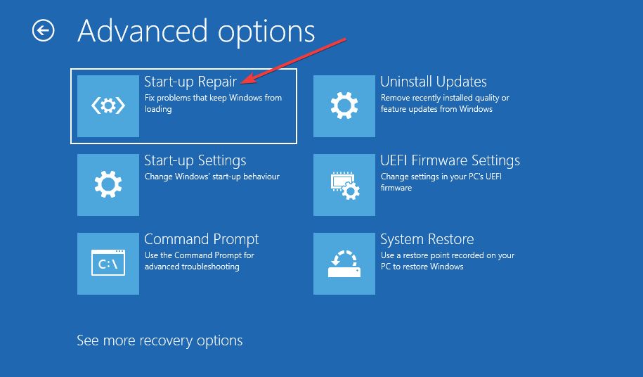 Startēšanas labošanas opcija dpc sargsuņa pārkāpums Windows 11