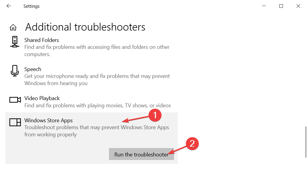 πρόσθετες εφαρμογές αντιμετώπισης προβλημάτων των Windows 10 κλείνουν όταν ελαχιστοποιούνται