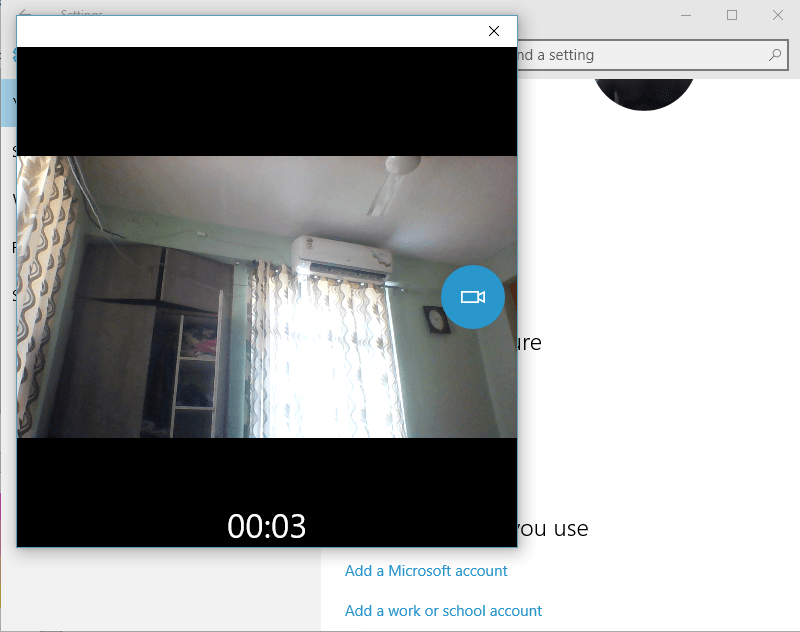 როგორ დააყენოთ ვიდეო, როგორც მომხმარებლის ანგარიშის სურათი Windows 10-ში
