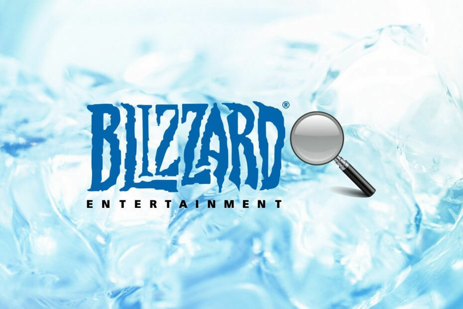 Pierderea pachetului Blizzard Looking Glass
