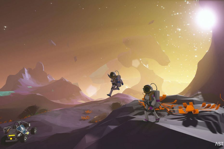A última atualização do Astroneer permite que você pinte o terreno com cores brilhantes
