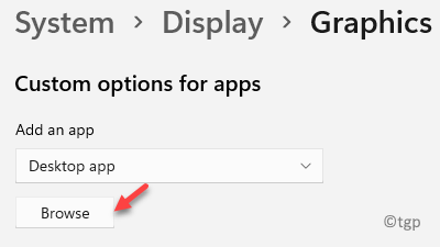 Grafica del display del sistema Opzioni personalizzate per le app Aggiungi un'app Sfoglia