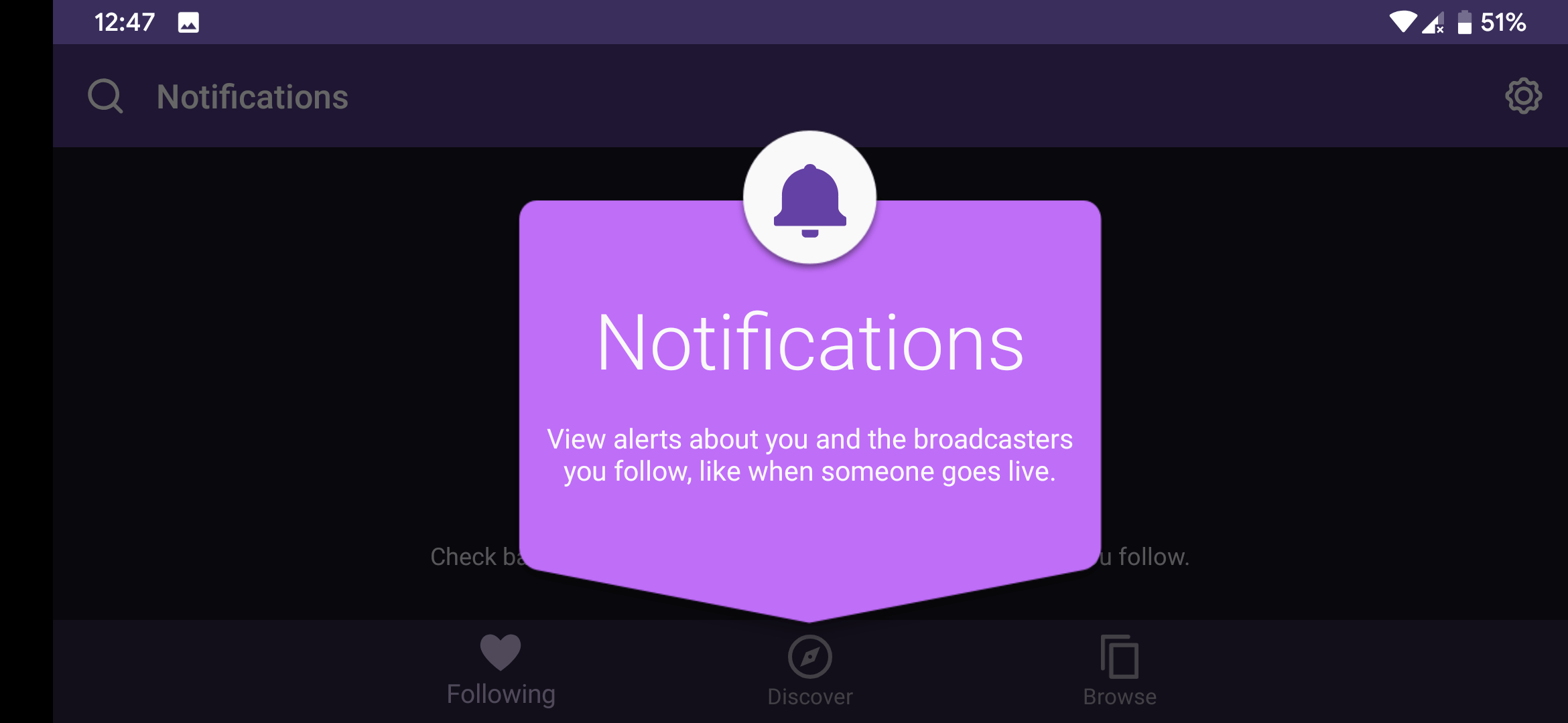 notificaciones problemas de notificación de Twitch