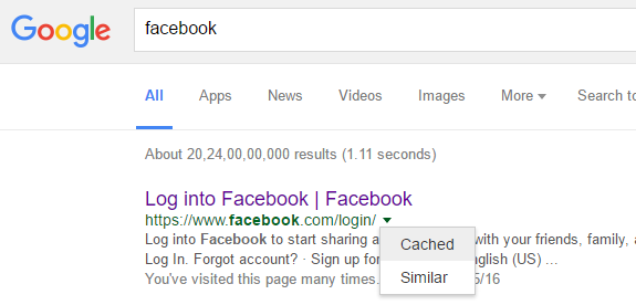 google-cache