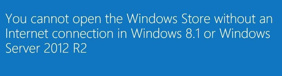 Ispravljeno: Windows trgovinu ne možete otvoriti bez internetske veze