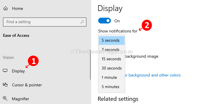 Πώς να κάνετε τη διάρκεια των ειδοποιήσεων των Windows 10 μεγαλύτερη