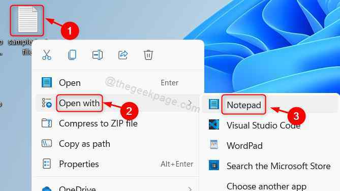 פתח עם Notepad Win11 11zon