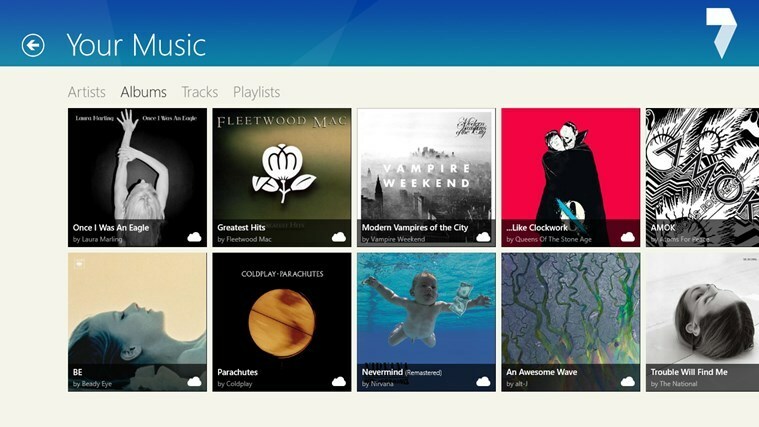 7digital App для Windows 8 отримує вдосконалення для завантаження музики