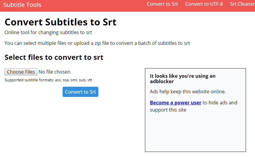 Преобразуването на субтитри в Srt конвертор windows media player не може да зареди субтитри