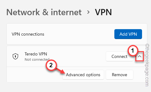 Erweiterte Optionen VPN-Min