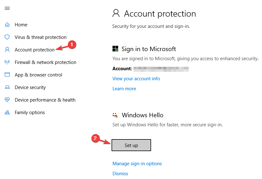 защита учетной записи Windows 10 постоянно просит меня создать пин-код