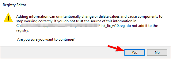 Los accesos directos de escritorio no funcionan Windows 10