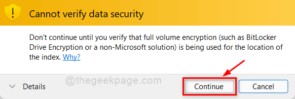 Как да добавите криптирани файлове към индекса за търсене в Windows 11 / 10