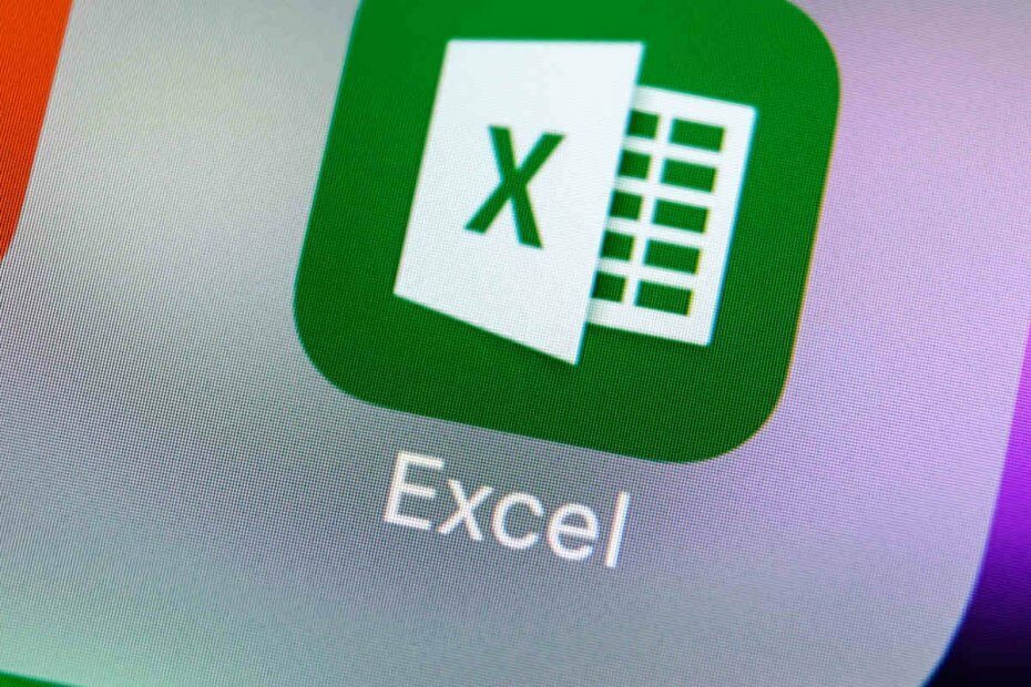 Oprava chyby aplikace MS Excel