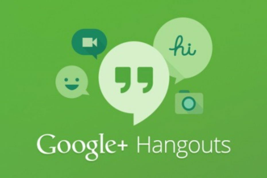 google hangouts Windows 10: ssä