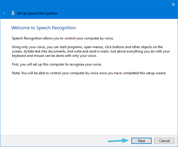 pc ääniohjaus Windows 10 puheentunnistuksen asetukset
