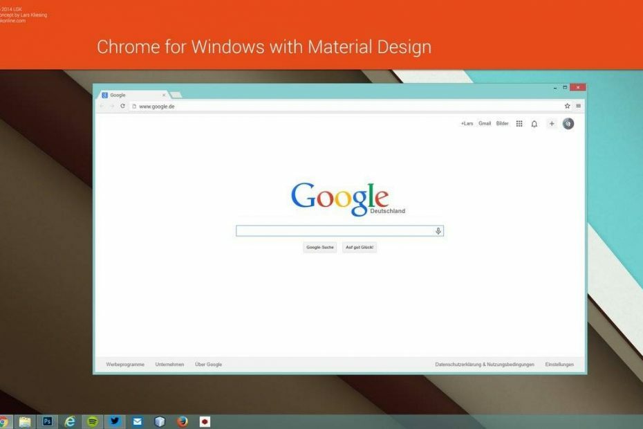 Chrome operētājsistēmai Windows ir atjaunināts ar materiāla dizainu