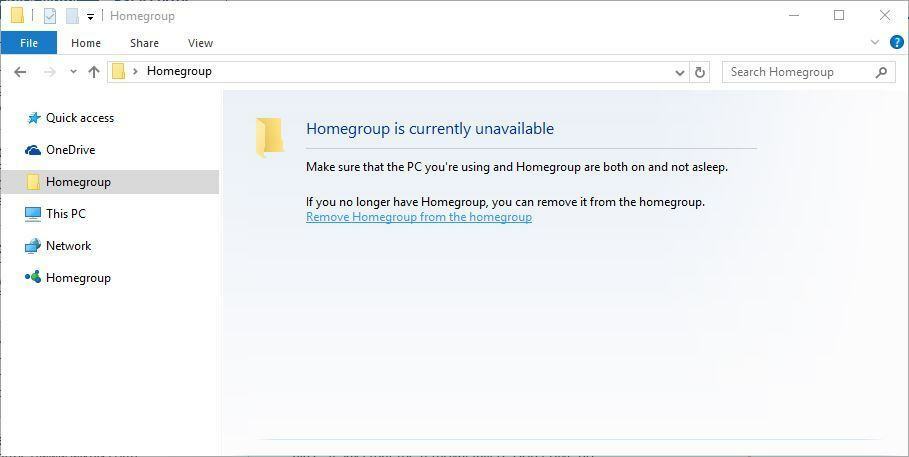 Hapus Homegroup di Windows 10 [PANDUAN LANGKAH DEMI LANGKAH]