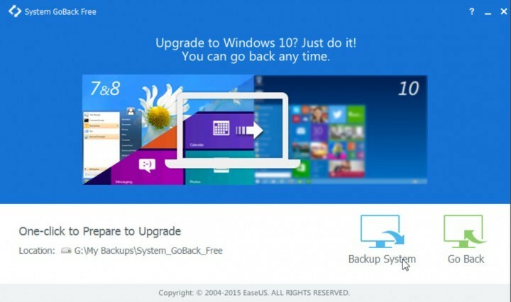 Gratis terugdraaien van Windows 10 met deze software