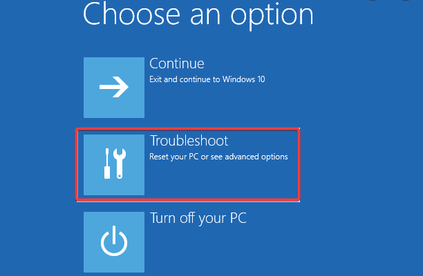 ცისფერი ეკრანის მარყუჟი Windows 10