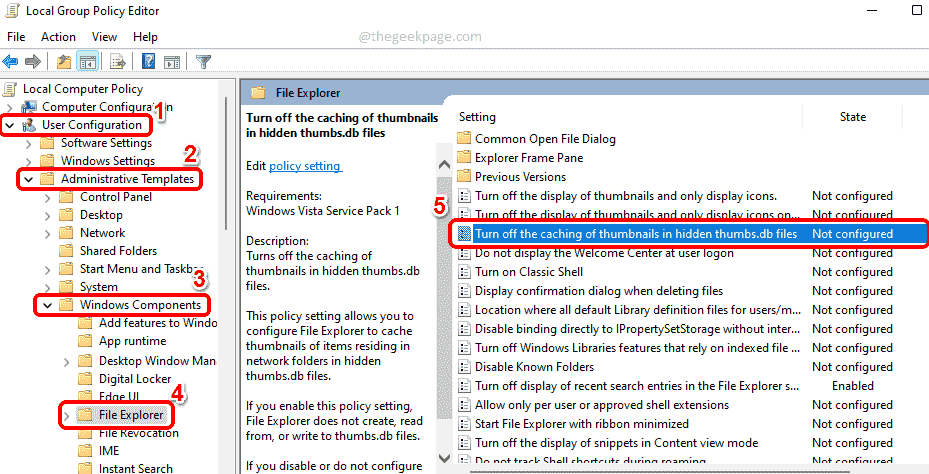 Kako odstraniti datoteko Thumbs.db v omrežnih mapah v sistemu Windows 11, 10
