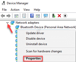 Device Manager Network Adapters Perluas Perangkat Jaringan Klik Kanan Properties