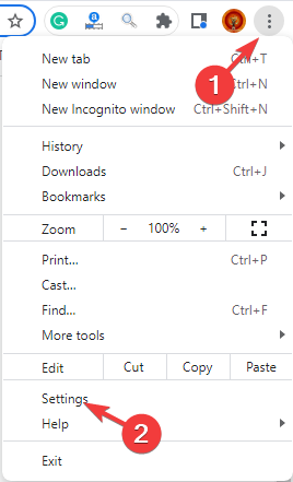 atidaryti naują ikognito langą naršyklėje Chrome