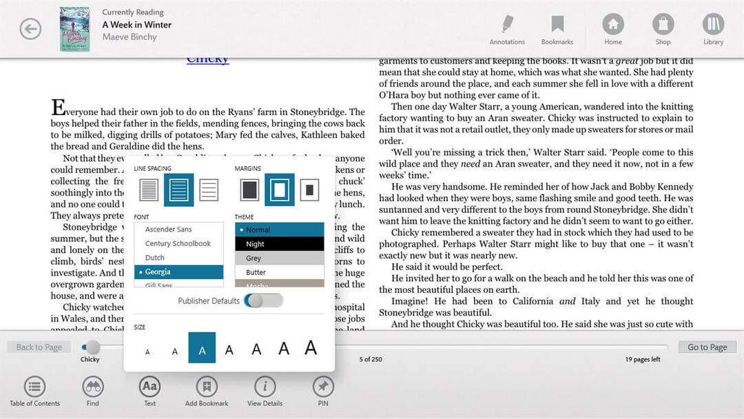 Last ned Nook-appen for Windows 10: Reading Made Pleasant