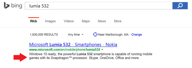 Lumia 432 Windows 10 Mobile Leck