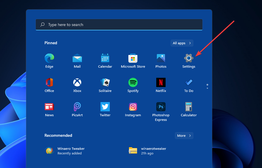 Aplicația Setări fixate driverul de rețea pentru Windows 11