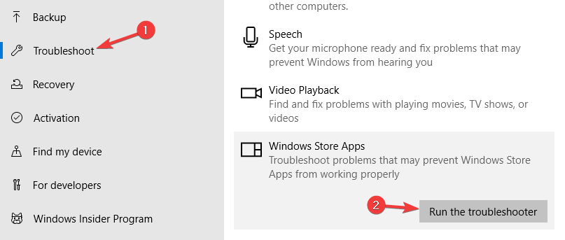 Windows Store -sovellusten vianetsintä Kameran virhekoodi 0xa00f4244