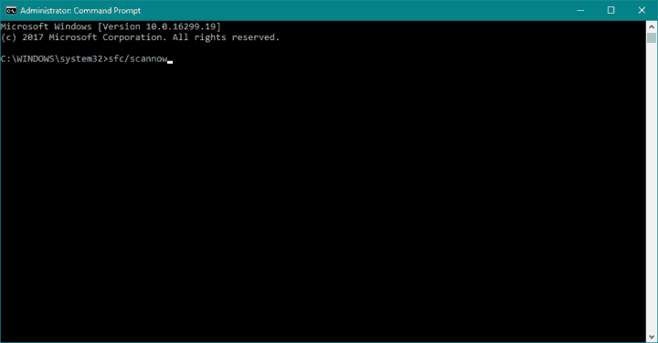 A Windows Store 0x80D05001 hibája futtassa az SFC Scannow programot