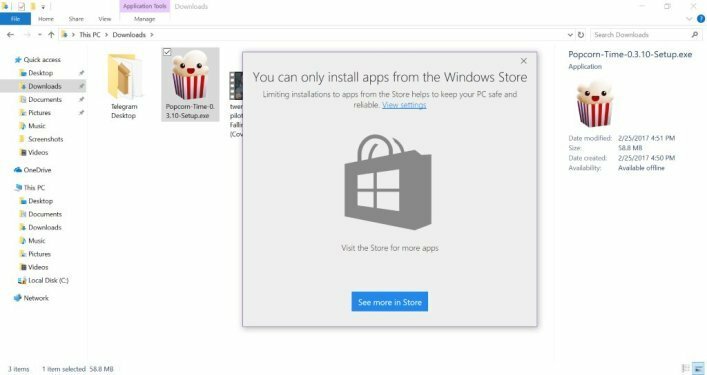 La nouvelle fonctionnalité de Windows 10 permettra le blocage des applications Win32