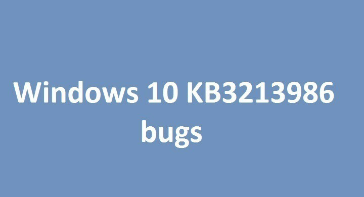 Windows 10 KB3213986 გამოცემა: ჩამოტვირთეთ ჩამორჩენილი, აკუმულატორი არ არის აღმოჩენილი და სხვა