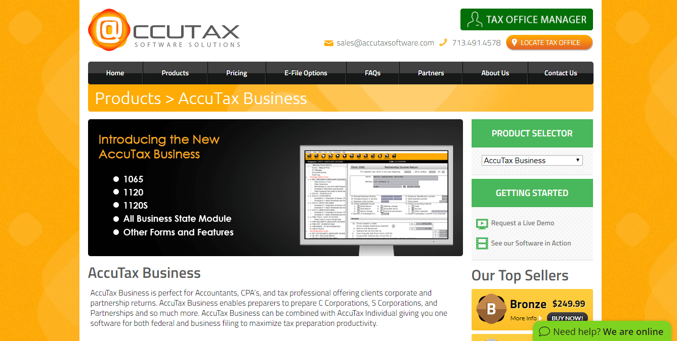 AccuTax Business - налоговое программное обеспечение без EFIN