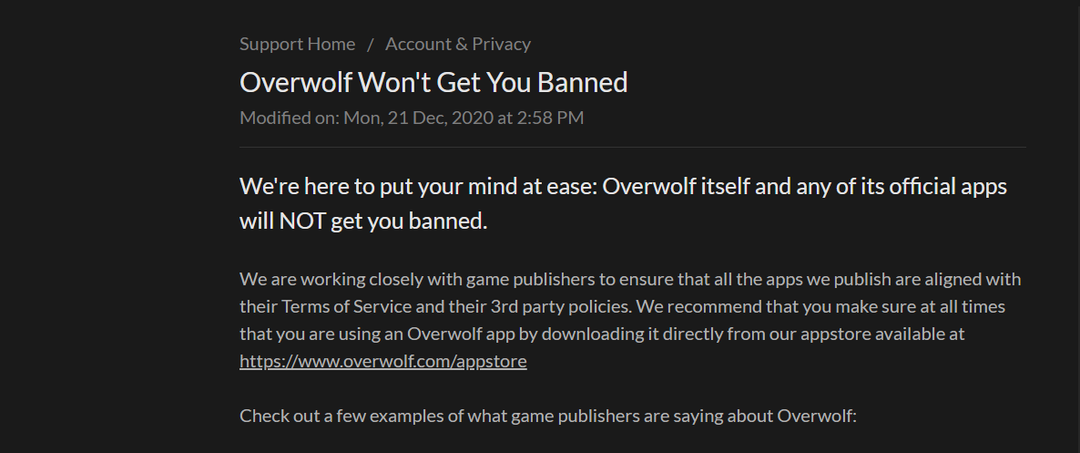 Du kan bli utestengt fra Call of Duty for å bruke Windows 11 og Overwolf sammen