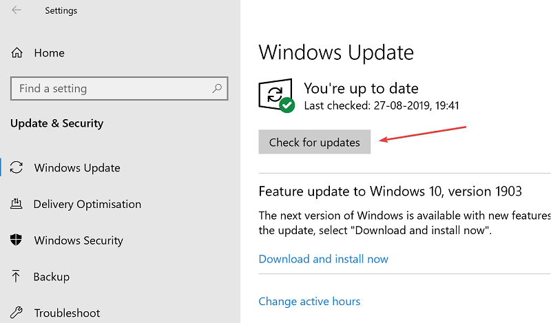 قم بتثبيت آخر تحديثات Windows للتأكد من أن Windows Server Manager يعمل بشكل لا تشوبه شائبة