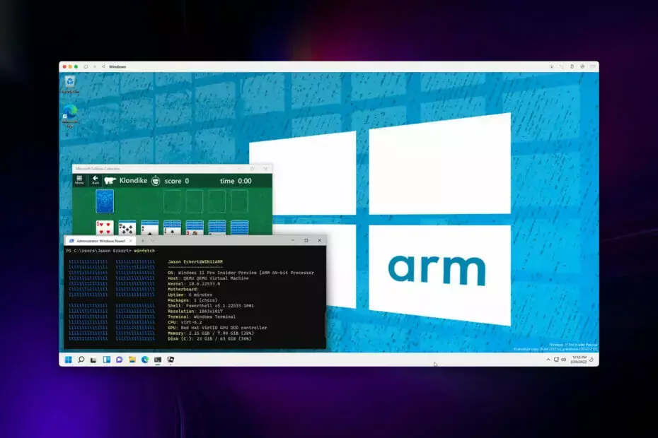 Windows 11 ARM은 Apple M1의 UTM 가상 머신에서 놀라울 정도로 빠르게 실행됩니다.