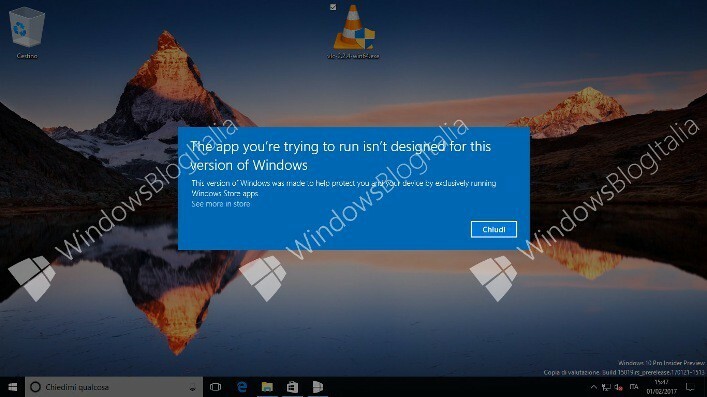Screenshot trapelati della build iniziale di Windows 10 Cloud