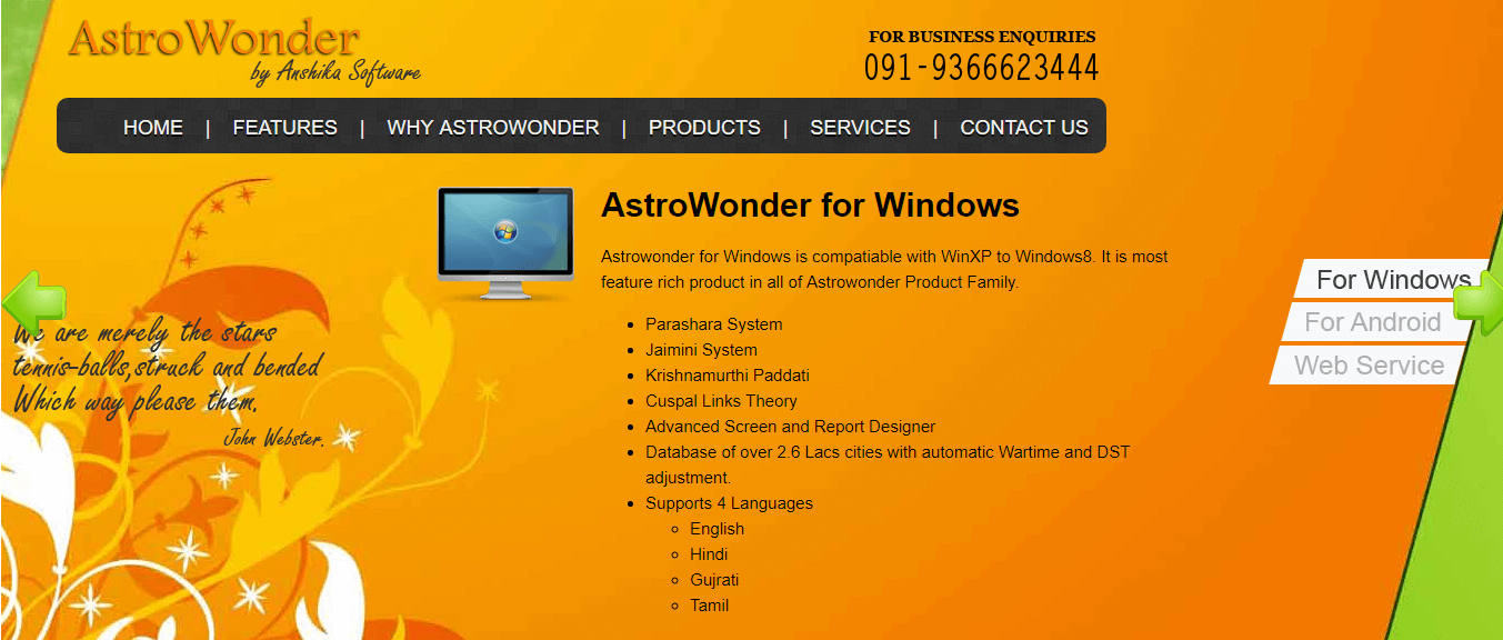 ASTROWONDER Nejlepší software pro KP Astrology
