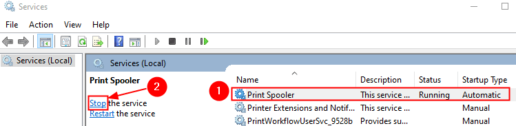 Print Spooler Service Min