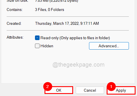 Properti File Terapkan Ok 11zon