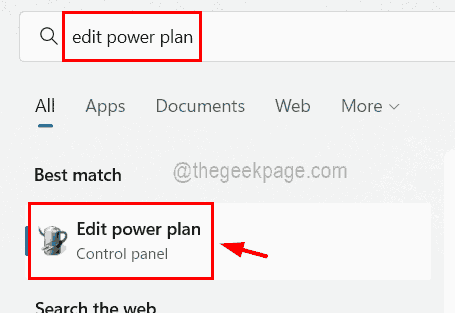 Відкрийте Edit Power Plan 11zon