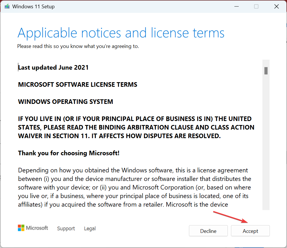 Microsoftovi licenčni pogoji