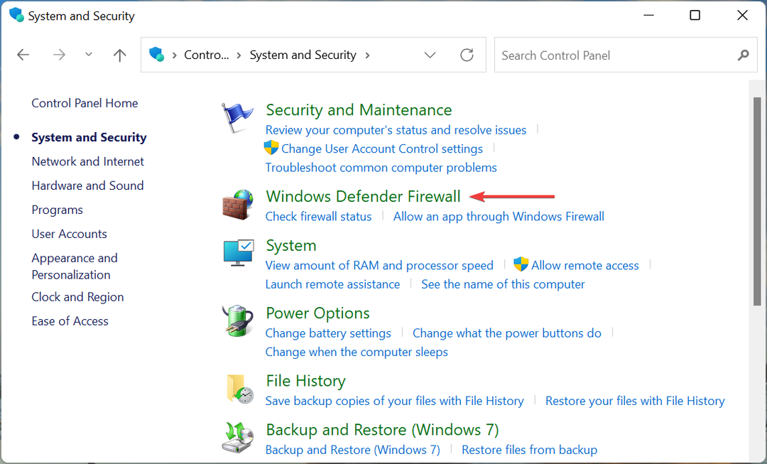جدار حماية Windows Defender لإصلاح مواقع الويب التي تحظر Windows 11